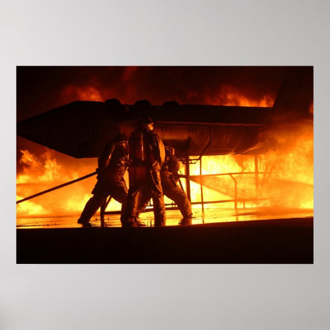 Militära brandmän poster (Framsidan)