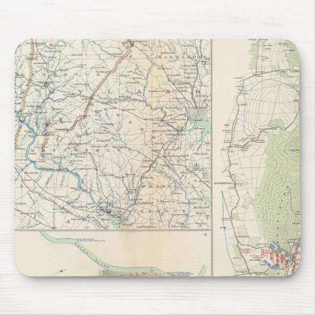 Militära deponier för Tvätta, Penn, Annapolis, NE  Musmatta (Framsidan)