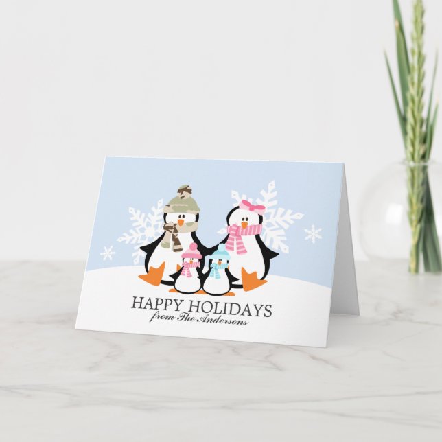 Militära helgkort i Penguin-familjen (Framsida)