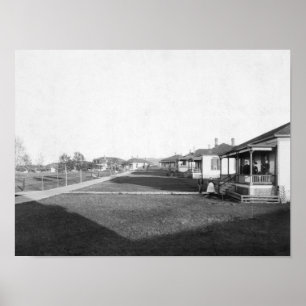 Militära hem i bostadsområdet Fort Meade Poster