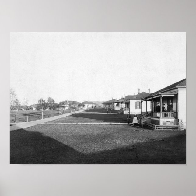 Militära hem i bostadsområdet Fort Meade Poster (Framsidan)