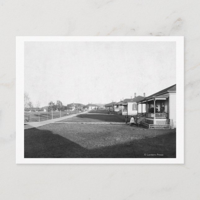 Militära hem i bostadsområdet Fort Meade Vykort (Framsida)