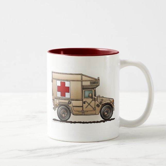 Militära Hummermuggar för ambulans Två-Tonad Mugg (Höger)