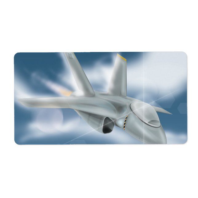Militära Jet-flygplan Fraktsedel (Framsidan)
