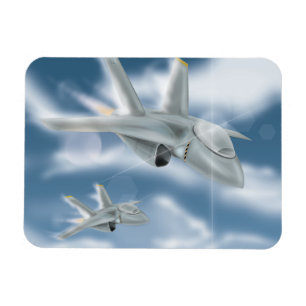 Militära Jet-flygplan Magnet