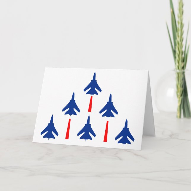 Militära Jet Kort (Framsida)