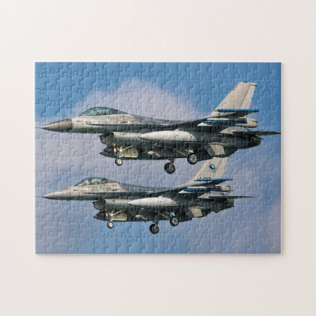 Militära jetflygplan pussel (Horisontell)