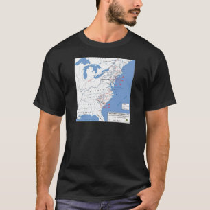 Militära kampanjer av amerikanrevolutionen tee