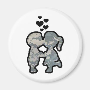Militära Kisses Magnet