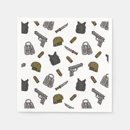 Militära Pappersservetter, Arméns Kamouflagefest Pappersservett