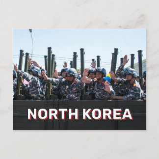 Militära Parad i Nordkorea Vykort