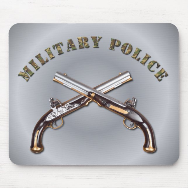 Militära polisens korsade dammar musmatta (Framsidan)
