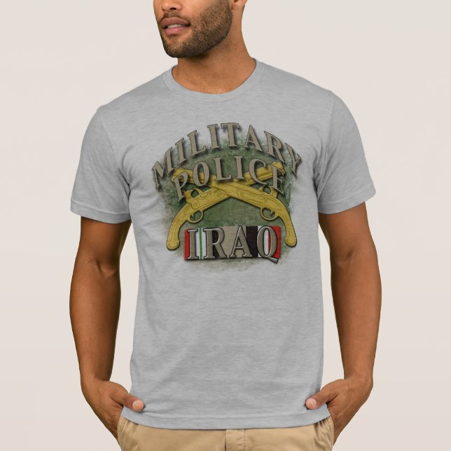 MILITÄRA POLISIÄRA Irak T Shirt (Framsida)