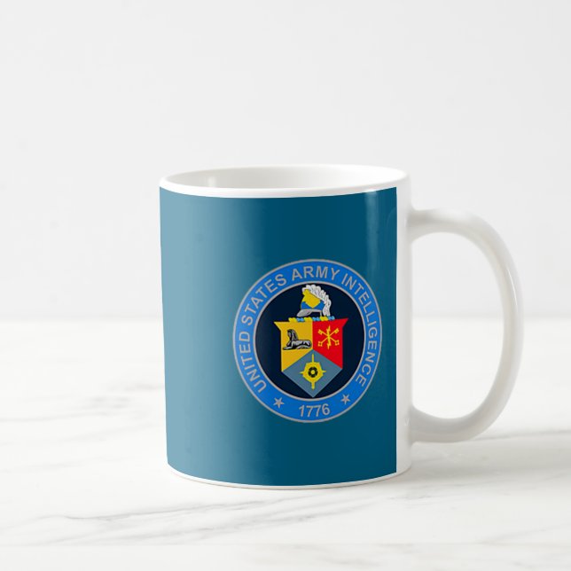 Militära säkerhetsbyrån underrättelsekåren veteran kaffemugg (Höger)