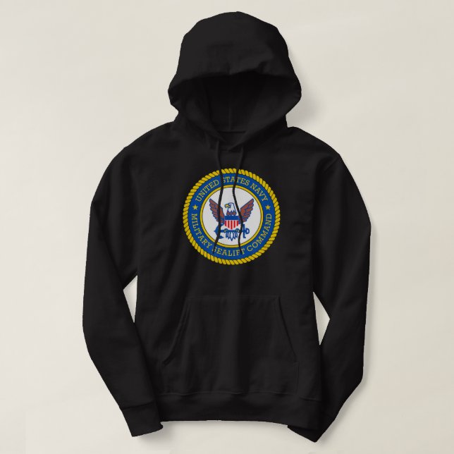 Militära Sealift Command (MSC)  Hoodie (Design framsida)