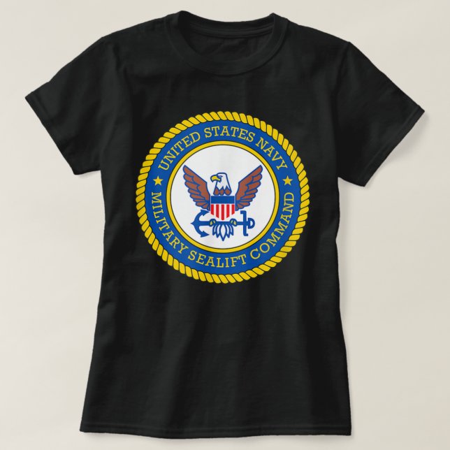 Militära Sealift Command (MSC)  T Shirt (Design framsida)