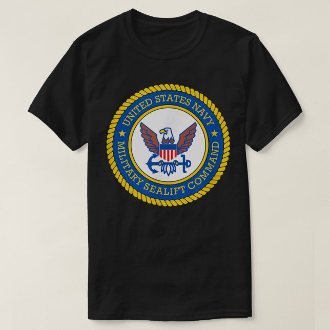 Militära Sealift Command (MSC)  T Shirt (Design framsida)