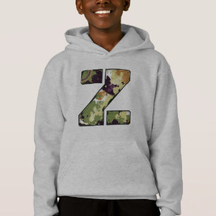 Militära Stil Brev i Z T Shirt