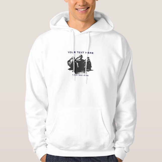 Militära Stil Hoodie (Framsida)
