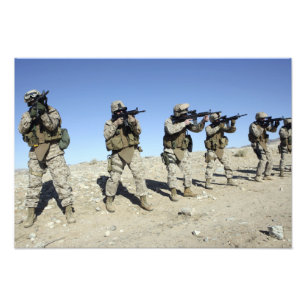 Militära Transistion gruppmedlemmar Fototryck