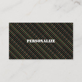 Militära väpnade styrkor Rekryterare Camo Gun Blac Visitkort