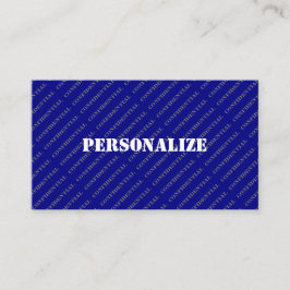 Militära väpnade styrkor Rekryterare Stil Blue Oce Visitkort