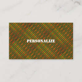 Militära väpnade styrkors Grönt Vivid Visitkort