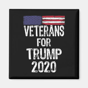 Militära veteraner för trumman 2020 Valet Anti Joe Magnet