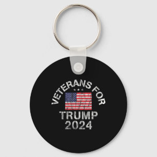 Militära veteraner för trump 2024 nyckelring