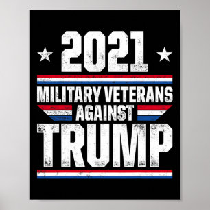 Militära veteraner mot Trump bryter mot USA-valet Poster