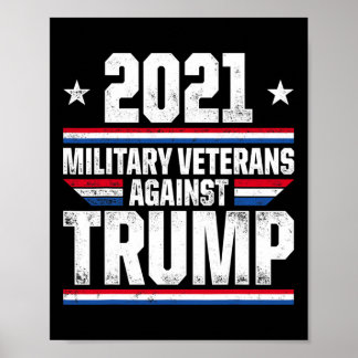 Militära veteraner mot Trump bryter mot USA-valet Poster
