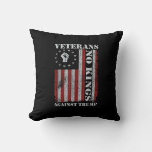 Militära veteraner protesterar flagg patriotisk fr kudde
