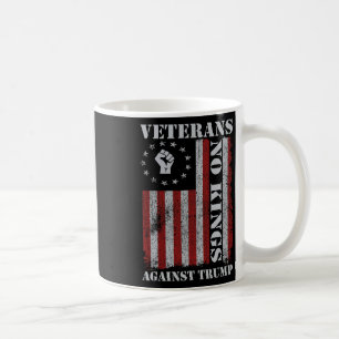 Militära veteraner protesterar mot USA flagga No K Kaffemugg