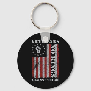 Militära veteraner protesterar Usa Flagga Inga kun Nyckelring