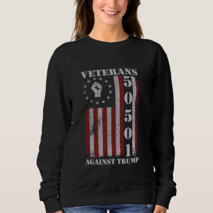 Militära veteraner protesterar USA-flagga No Kings T Shirt