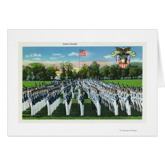 Militärakademin i Parad Hälsningskort (Framsidan Horizontal)