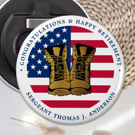 Militärarmén Pension Party USA, USA, Flagga Flasköppnare