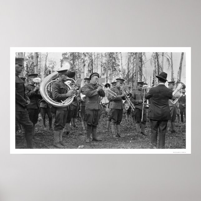 Militärband Alaska 1920 Poster (Framsidan)