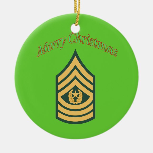 Militärbefälhavare Major jul Ornament (Framsidan)