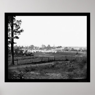 Militärcampment nära Culpeper, VA 1863 Poster