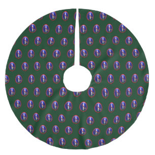 Militärdistriktet Washington MDW Julgransmatta Borstad Polyester