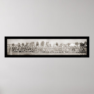 Militären kommenderar WWI-fotoet 1917 Poster
