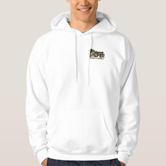 militärens krypskyttar sweatshirt med luva (Framsida)