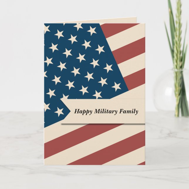 Militärfamilj Kort (Framsida)