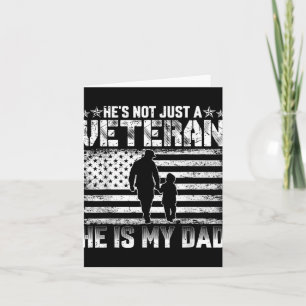 Militärfamilj Veteran Stöd Min Pappa Us Veteran Kort