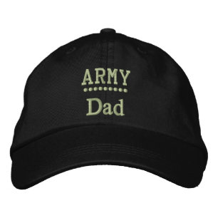 Militärfamiljens Pride i armén Pappa Broderad Keps