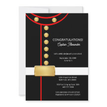 Militärfestinbjudan för pensionering eller examen