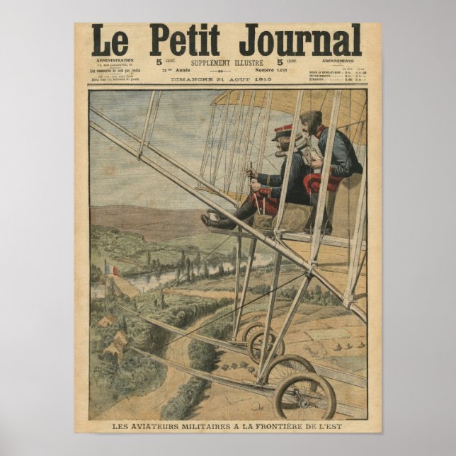 Militärflygare på Östran Poster (Framsidan)