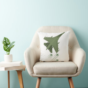 militärflygplan kudde