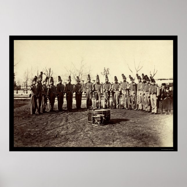 Militärförband för veteranreservatet 1865 poster (Framsidan)